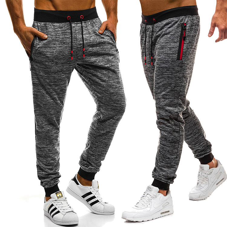 Men's Casual Sweatpants Breathable Slim Fit Small Foot Sweatpants Cargo Pants
