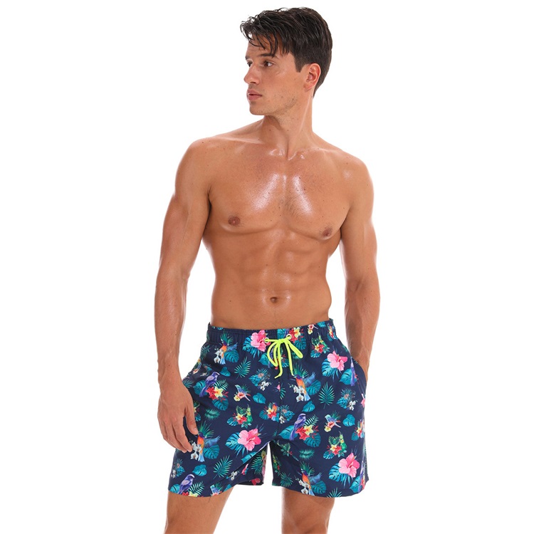 Loose Casual Large Size Floral Printing Beach Shorts Men