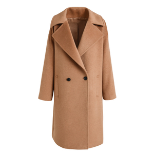 Wool - Like Coat Woman Formal Coat Double Breasted Coat