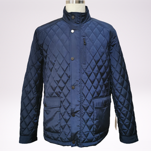 2022 New Design Man's Jacket Classic Light Padding Jacket Rhombus Plaid Design Men's Winter Jackets