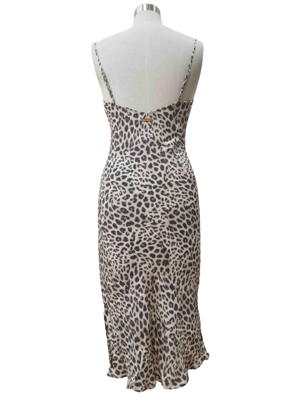 New Fashion Slip Dress - Summer Dress Viscose Dress Digital Dress