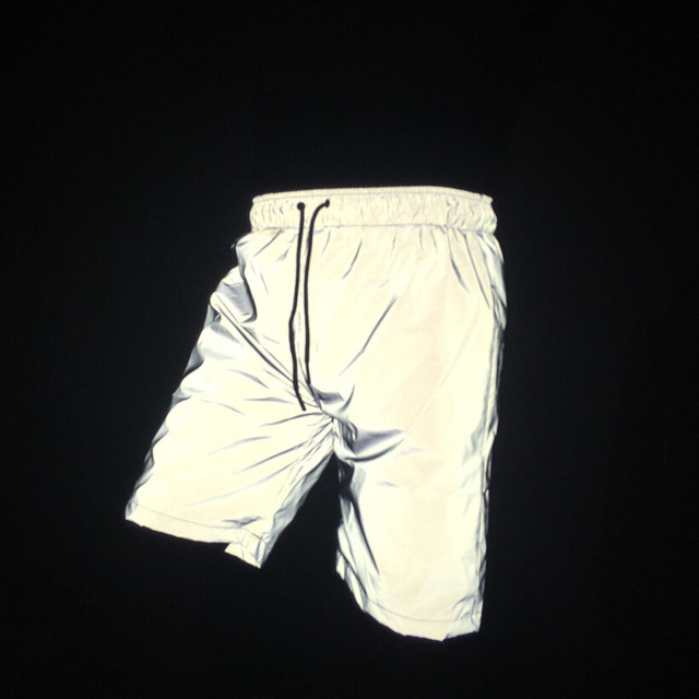 Swim Trunks Waterproof Quick Dry Polyester Men Reflective Shorts